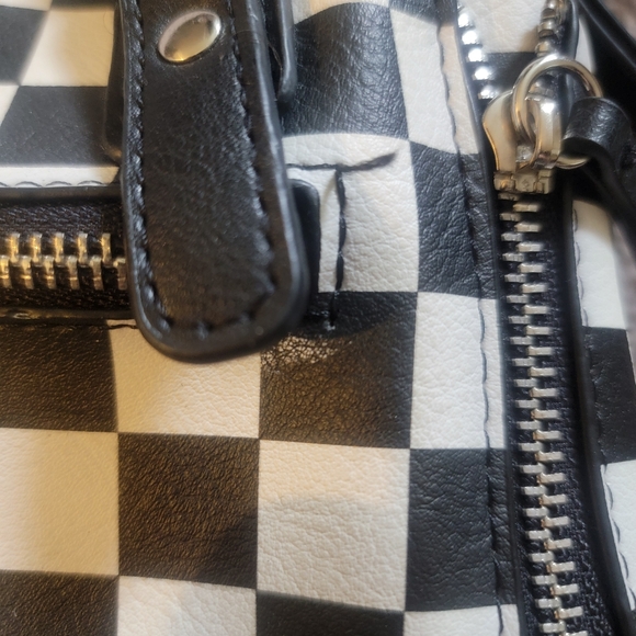 Checkered print mini bag - Picture 4 of 4